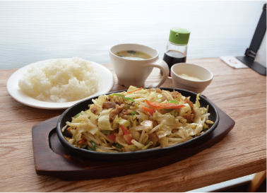 野菜たっぷりのガロア焼き