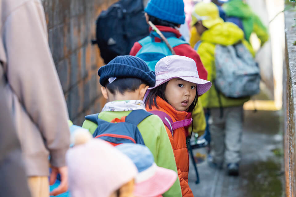 かごしま森のようちえんの様子