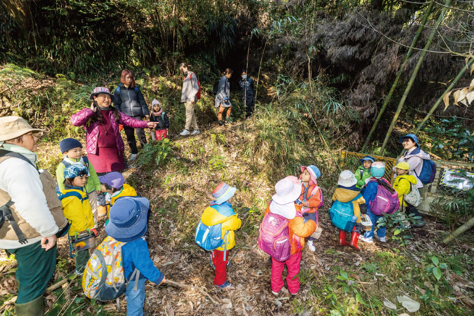 かごしま森のようちえんの様子