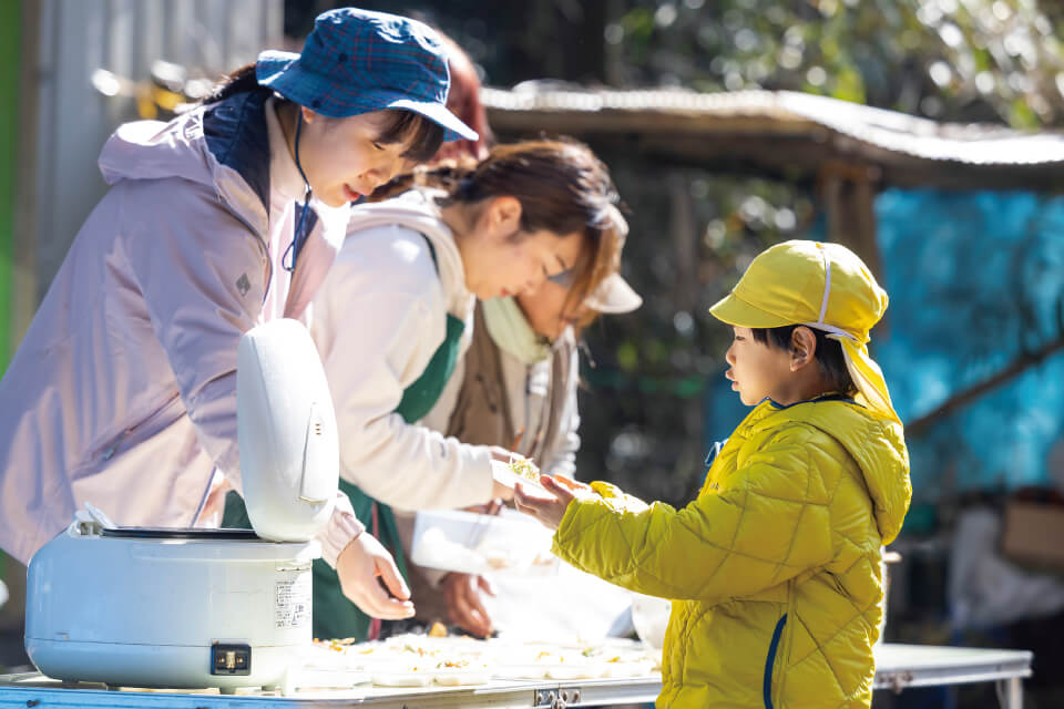 かごしま森のようちえんの様子