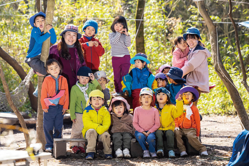 かごしま森のようちえんの様子