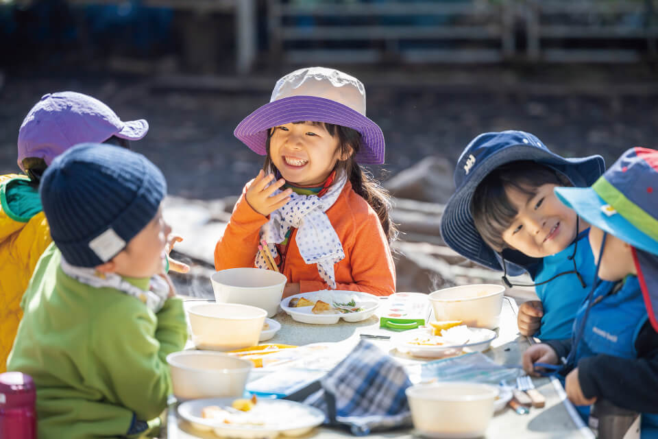 かごしま森のようちえんの様子