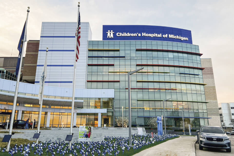 留学先のアメリカ・ミシガン小児病院。ここで2ヶ月半、難治性てんかんの研究を行いました