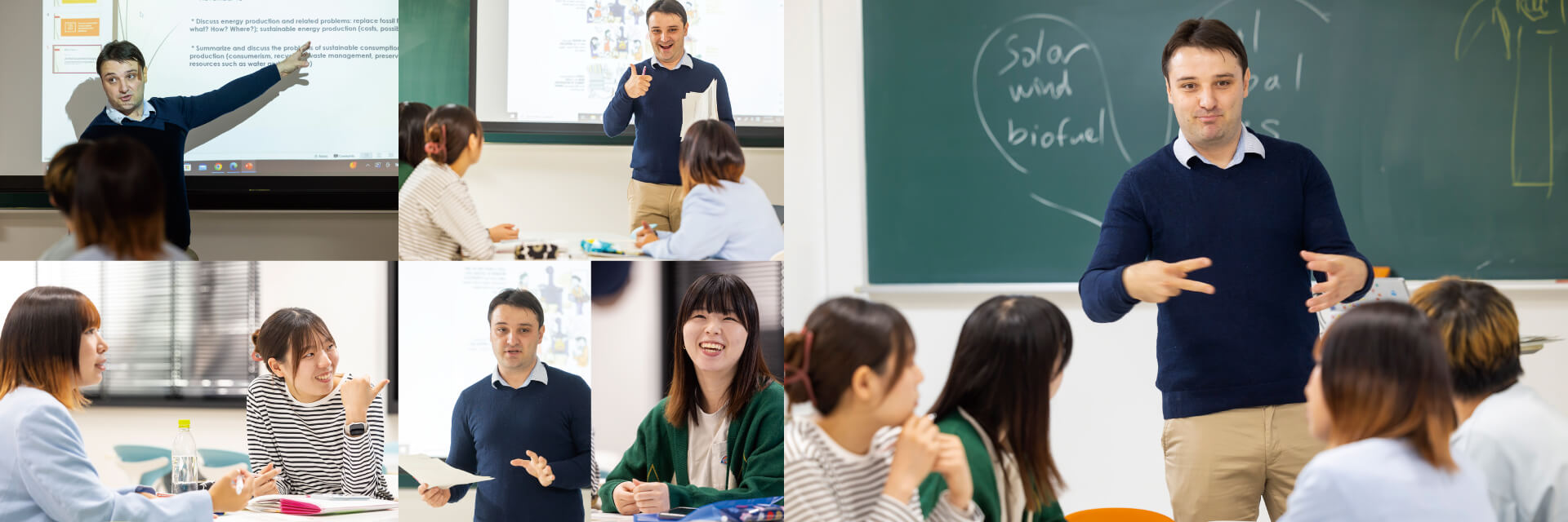 「Sustainable Development Goals and Their Impact on Society」かごしまグローバル教育プログラムのプログラム・スキル科目 共通教育センター ギュレメトヴ・ニコライ 講師