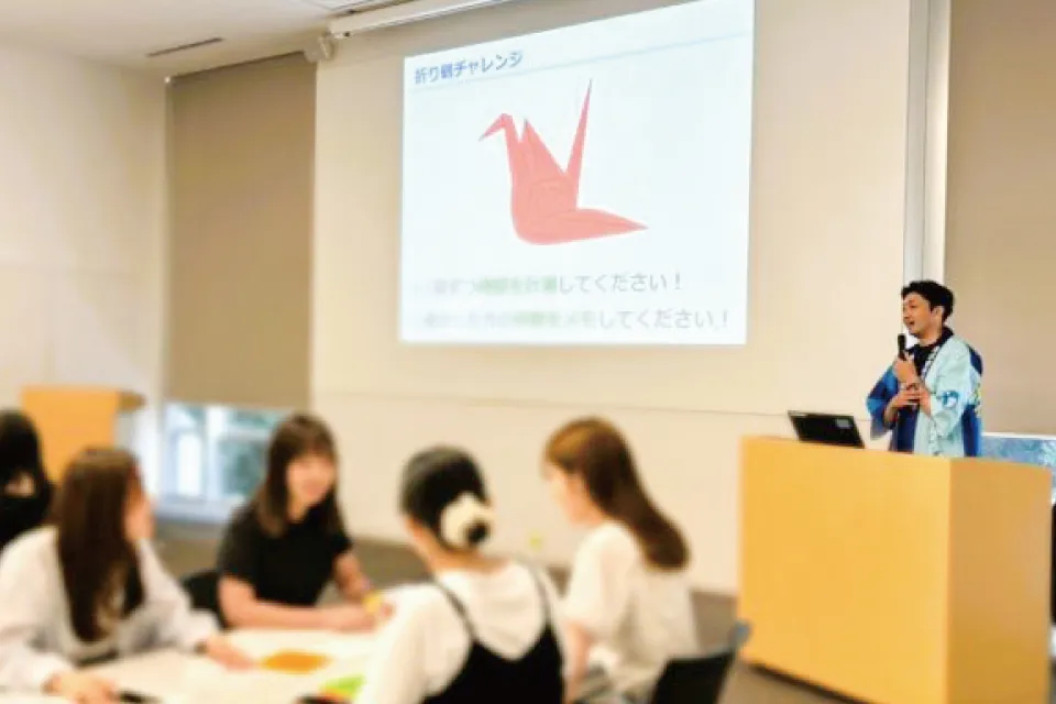 7月6日事前講座「トヨタ生産方式を用いた課題解決の方法と体験」の様子