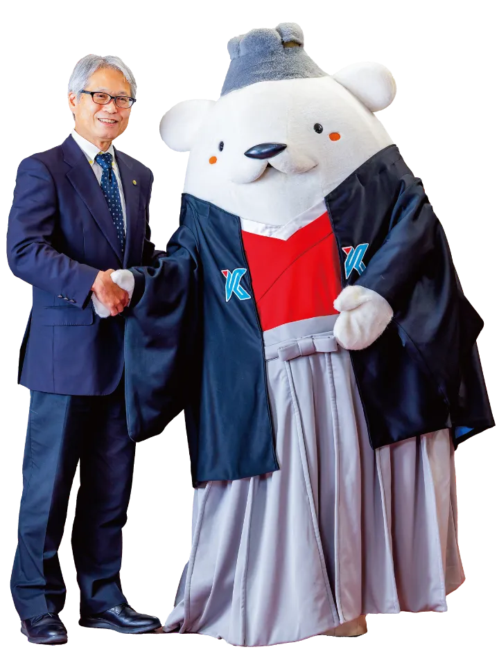 井戸学長とさっつん