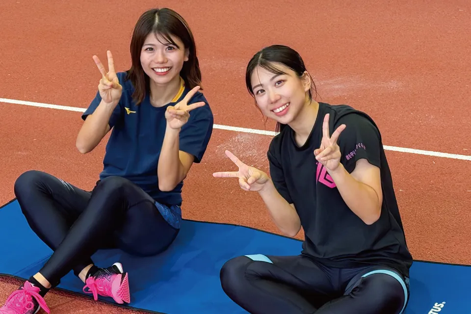 父は鹿大陸上部の監督、妹も編入後は同じ部で日々練習に励む陸上一家。母の食事面での支えもあり、研究と競技に打ち込める環境が整っています。